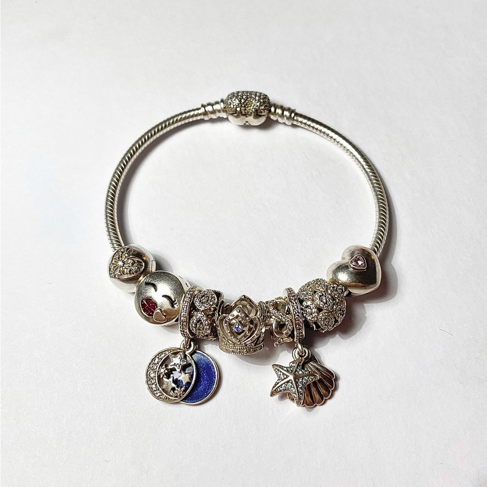 Pandora bracelet charms clips spacer